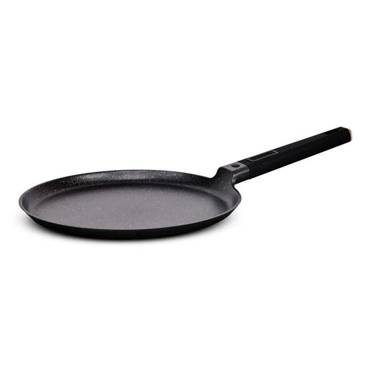 KitchenCook Crêpière 28cm Fonte D'aluminium Anti Adhésif Tfi Brass