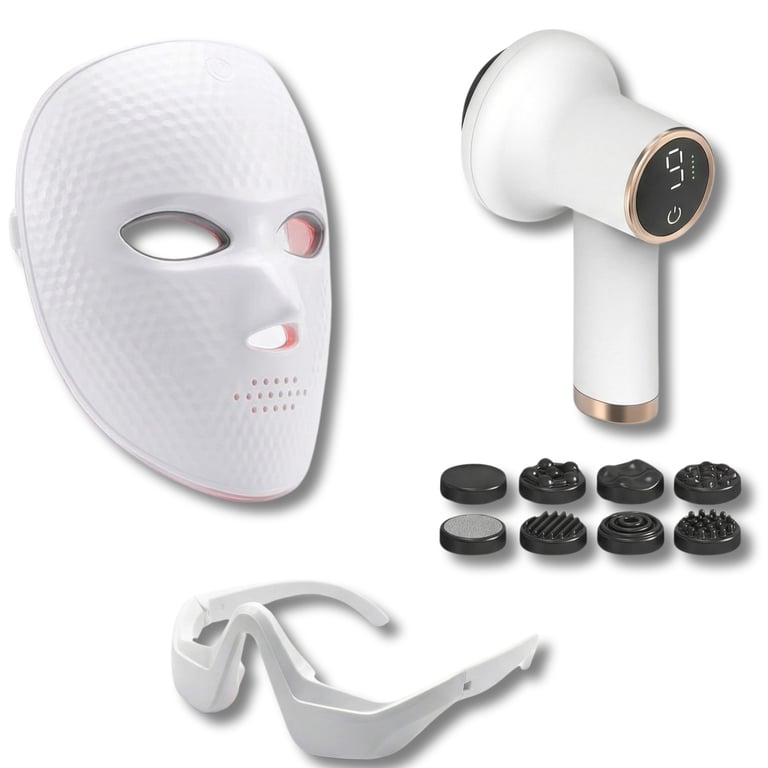 Coffret Beauté BODYLIFE Silueta Pro Masque LED Facial Massageur Anticellulite - vue 2