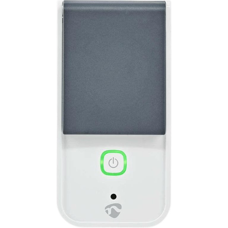 Prise intelligente Nedis WIFIPO120FWT Wi Fi Commande vocale et Contrôle énergétique
