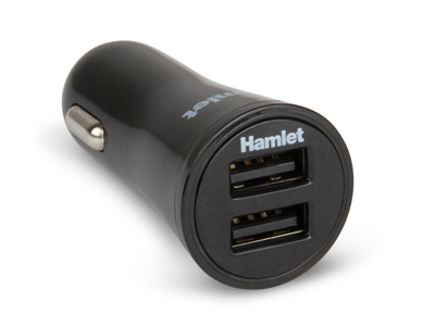 Hamlet XPW12U234 cargador de dispositivo móvil Teléfono móvil, Smartphone, Tableta Negro Encendedor de cigarrillos Auto