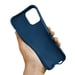 Coque silicone unie Biodégradable Bleu compatible Apple iPhone X iPhone XS