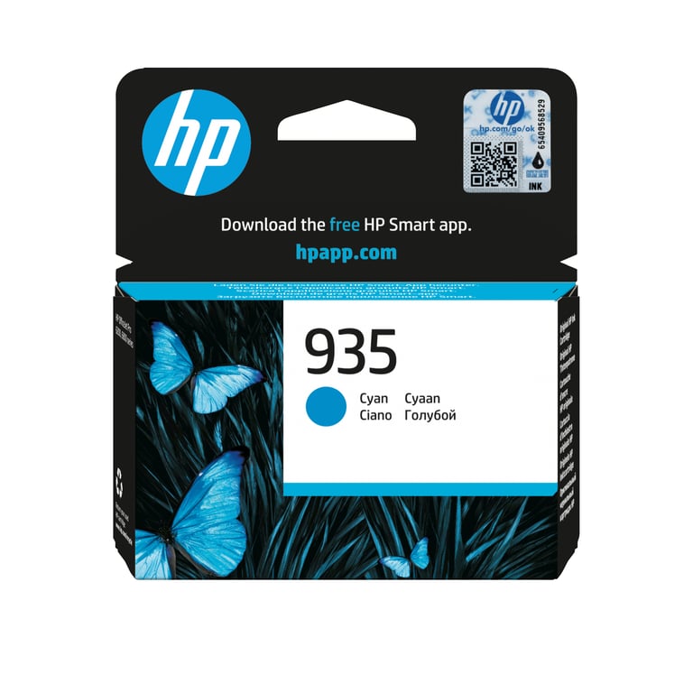 HP 935 Cyan original cartouche d'encre pour Officejet 6812 6815 6820 Officejet Pro 6230 6230 ePrinter 6830 6835 Neuf