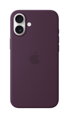 Apple Coque en silicone avec MagSafe pour iPhone 16 Plus - Prune Apple (brand) iPhone 16 Plus