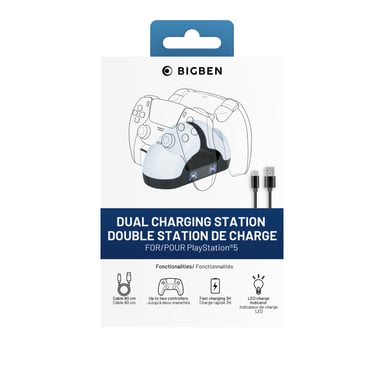 Bigben Interactive PS5DUALCHARGERV3 Accessoire de manette de jeux Socle de chargement