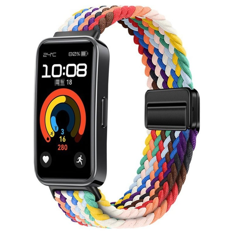 INF Bracelet Magnétique Tissé en Nylon Compatible avec Huawei Band 8/9/10 - Options Multicolores - vue 2