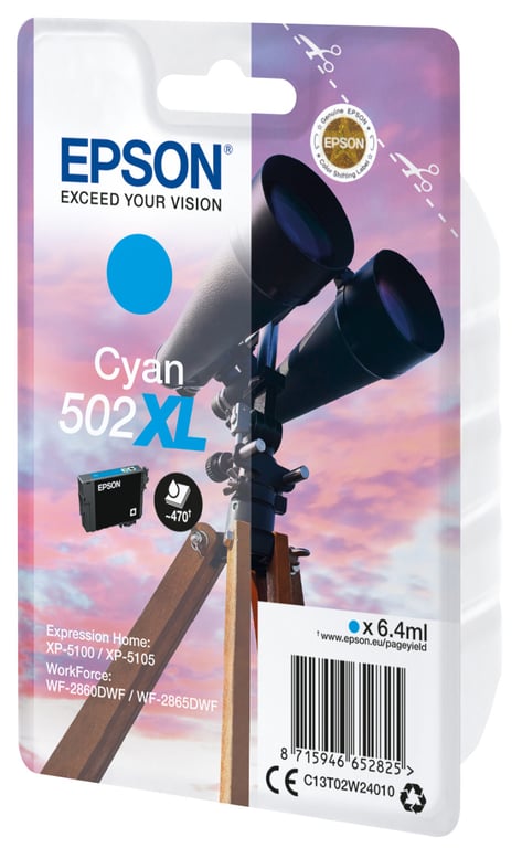 EPSON Cartouche dencre 502 Jumelles C13T02W14010 - vue 3