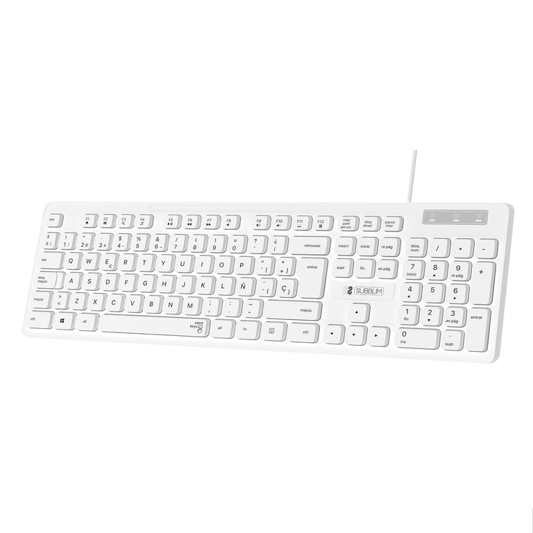 Clavier Universel SUBBLIM SUBKBC-CSSK02 – Combo avec Souris, QWERTY, Sans Fil - vue 7