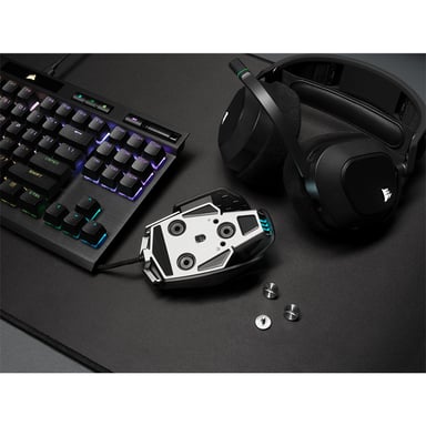 Mouse da gioco Corsair M65 RGB ULTRA USB Type-A ottico 26000 DPI per mano destra - Nero