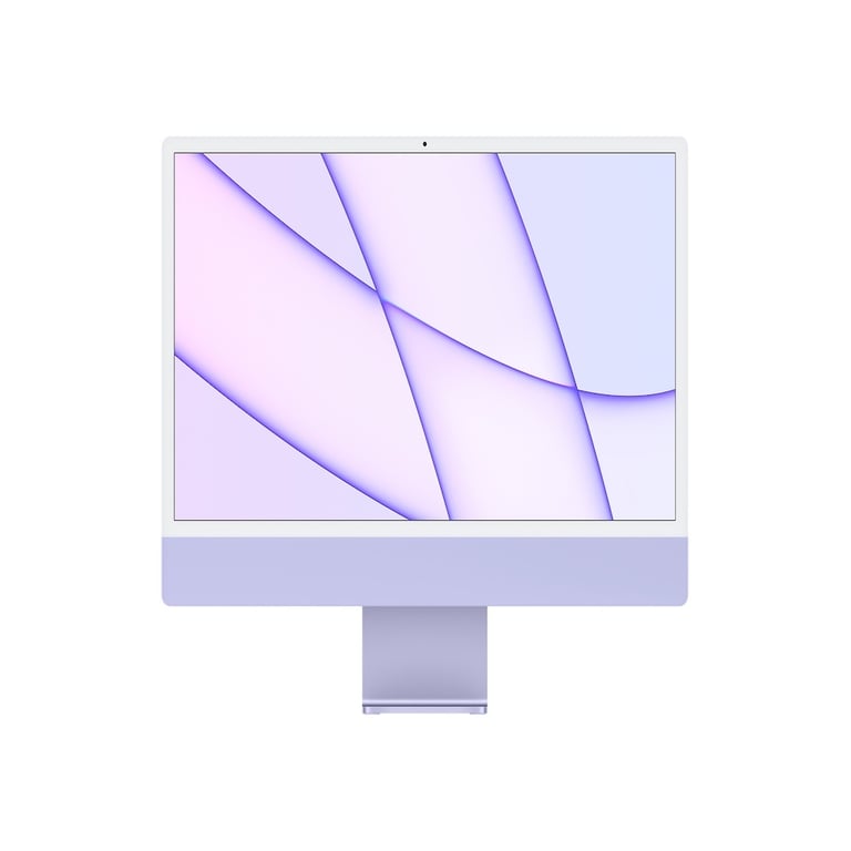 iMac M1 (2021) 24 , 3,2 Ghz 512 Go SSD 8 Go Apple Gpu, Violet - Qwerty It - Excellent État