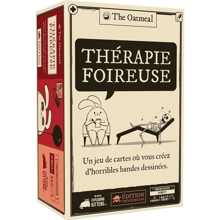 Jeu d'ambiance Asmodee Thérapie foireuse Extra foireuse - vue 3