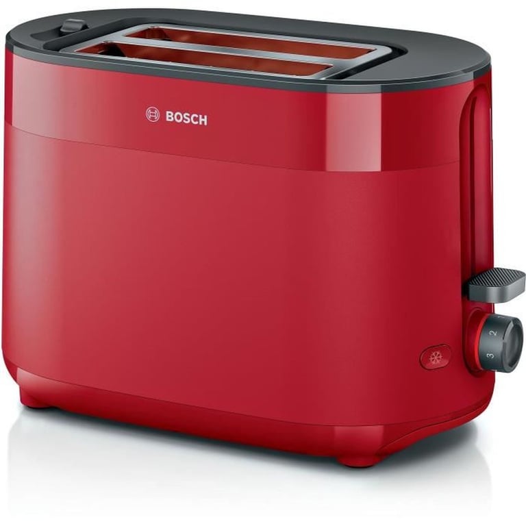 Grille-pain BOSCH MyMoment TAT2M124 2 fentes 950 W Rouge - Neuf