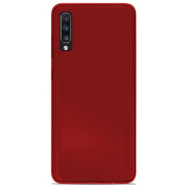 Coque silicone unie compatible Givré Rouge Samsung Galaxy A70