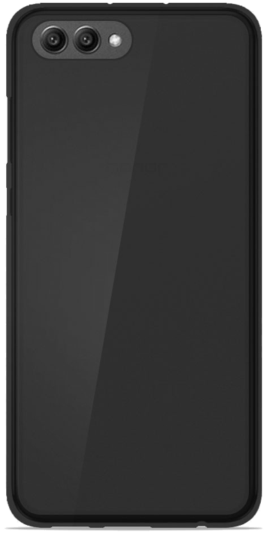 Coque silicone unie compatible Givré Noir Huawei Honor View 10