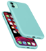Carcasa de gel de silicona suave a prueba de golpes para Apple iPhone 11, Misty Green