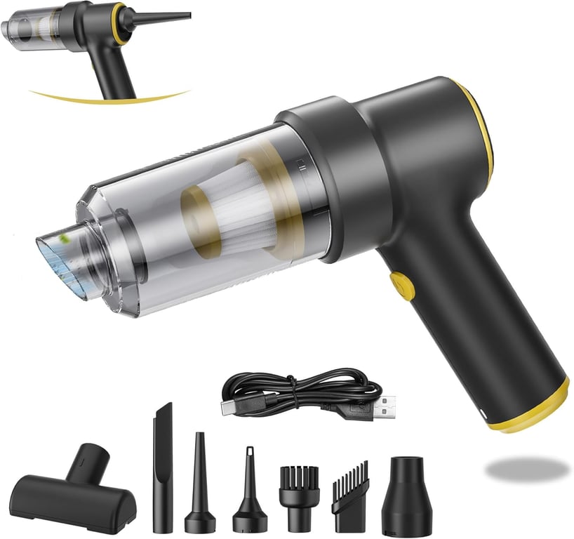 VENDOS85 Aspirateur Portable 12000?Pa Sans Fil HEPA USB-C - Neuf