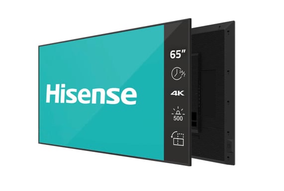 Hisense 65 pulgadas 4K UHD IPS Pantalla de señalización digital - Operación 24/7