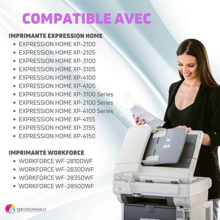 123CONSOMMABLES 603XL Pack 4 cartouches compatibles EPSON 603 Neuf - vue 4