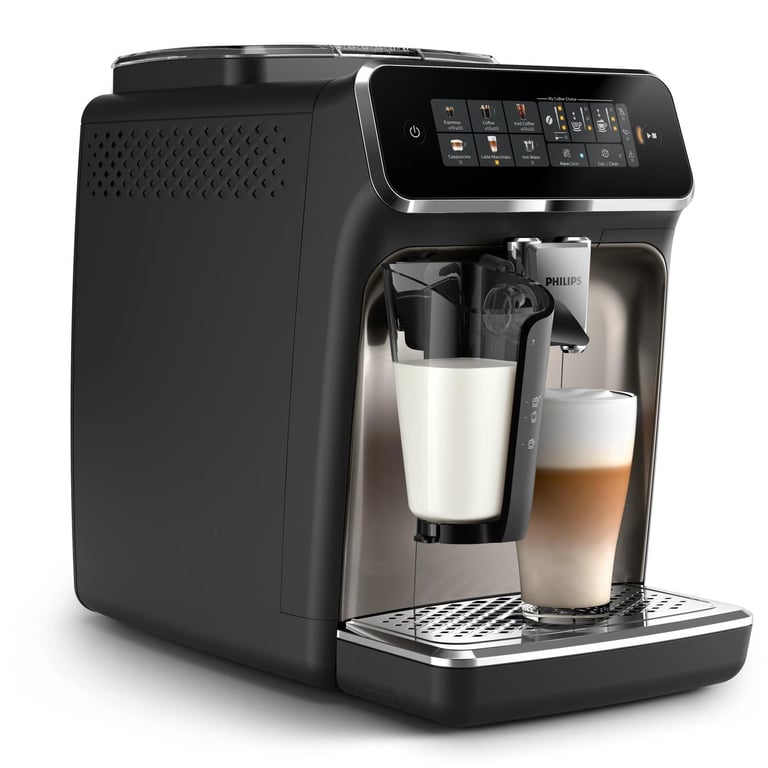 Philips Série 3300 Noir / Chrome EP3347/90 Machine expresso broyeur,6 boissons, carafe LatteGo - Neuf