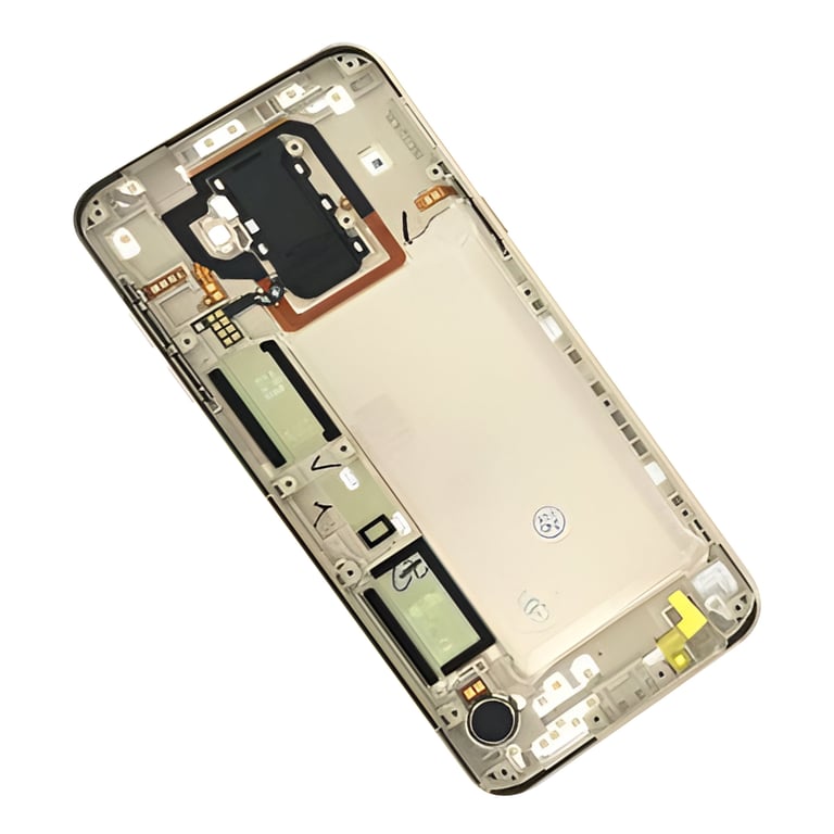 Samsung Cache Batterie Original pour Galaxy A6 Plus avec Adhésif Intégré Dorée - vue 3