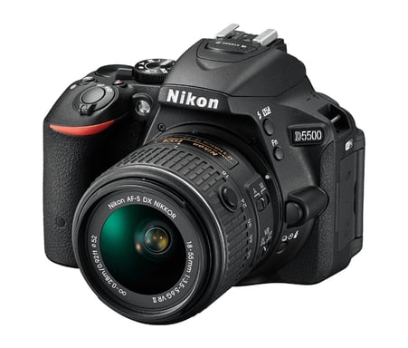 Nikon D5500 Noir - vue 2