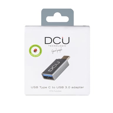 DCU Advance Tecnologic 30402030 changeur de genre de câble USB A USB C Gris