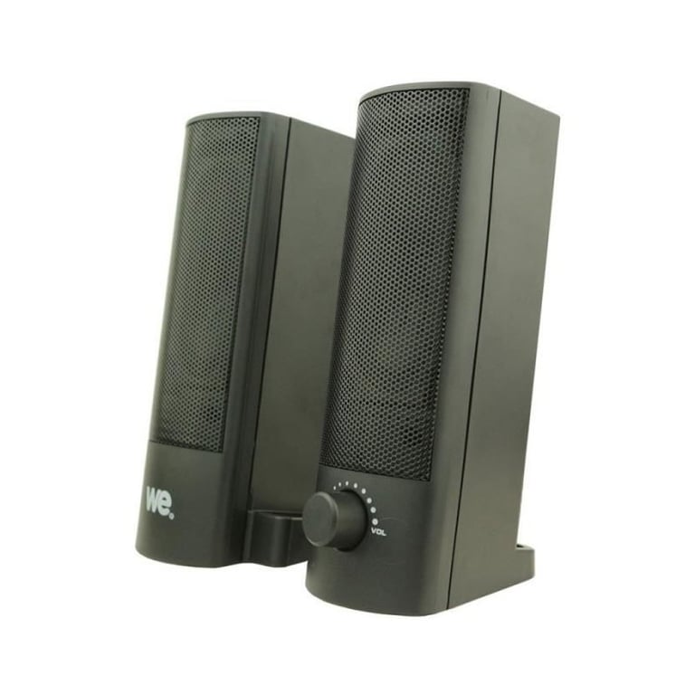 WE Pack d'Enceinte Barre de Son pour PC 2 x Modulable Equipé d'un Port USB Jack Stéréo 3 5mm avec un Interrupteur OnOff en Facade Neuf - vue 2