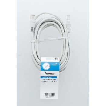 Hama 00200911 Cavo di rete grigio 5 m Cat5e U/UTP (UTP)