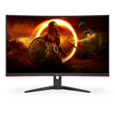 AOC G2 C32G2ZE/BK Pantalla plana para PC 80 cm (31,5'') 1920 x 1080 píxeles Full HD LED Negro, Rojo