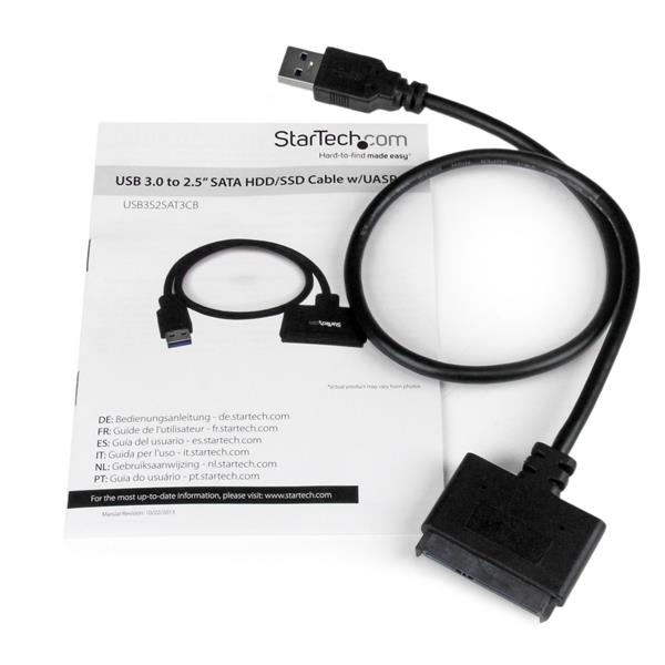 StarTech.com Adaptateur USB 3.0 vers SATA III pour DD / SSD SATA 2,5  avec UASP - Neuf