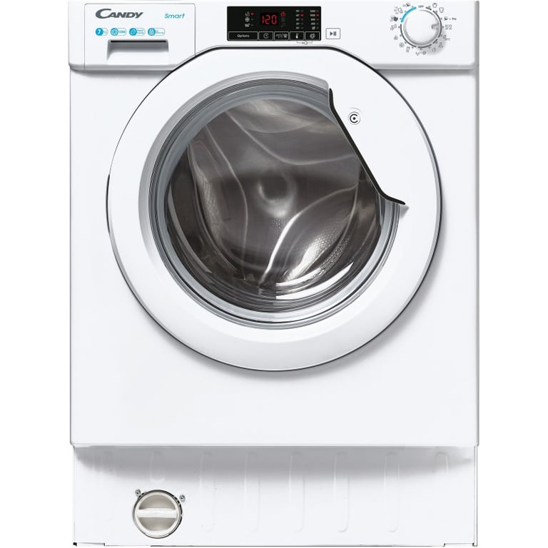 Lave-linge intégrables 7kg CANDY 1200tr/min 59.6cm D, CBW27D1E-S - Neuf
