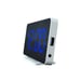 Réveil numérique « Slim-line » - Réveil double - Grand écran bleu - Port USB (HCG021)