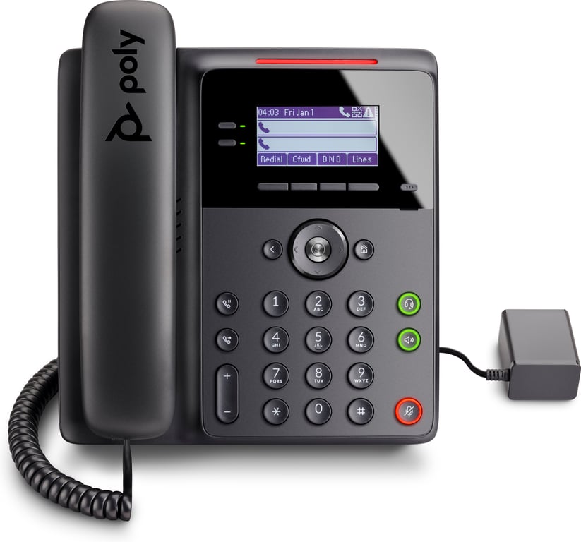 Téléphone VoIP HP Poly Edge B10 – 8 Lignes, ID d'appelant, Appel en Instance - vue 3