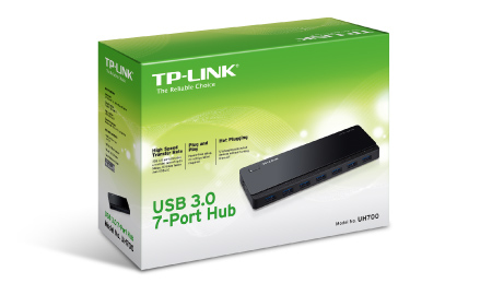 TP Link UH700 USB 3.2 Gen 1 3.1 Gen 1 Micro B 5000 Mbit/ Neuf - vue 3