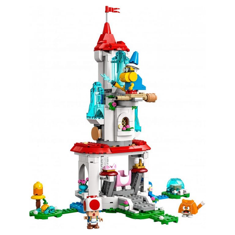 Ensemble d'Extension LEGO Super Mario : La Tour Gelée et Costume de Peach Chat (71407) - Neuf