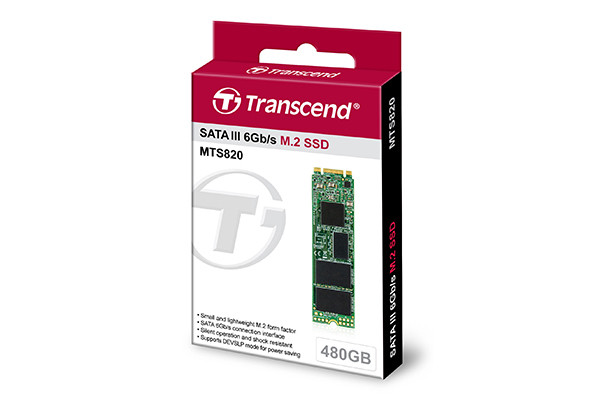 Transcend MTS820 .2 480 Go Série ATA III 3D NAND Neuf - vue 2