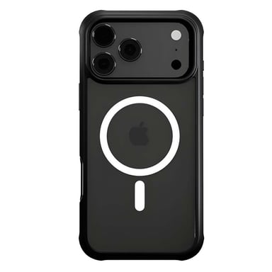 Coque Intégrale pour iPhone 17 Pro Max MagTitan MagSafe avec Verre d'Écran 9H Noir transparent