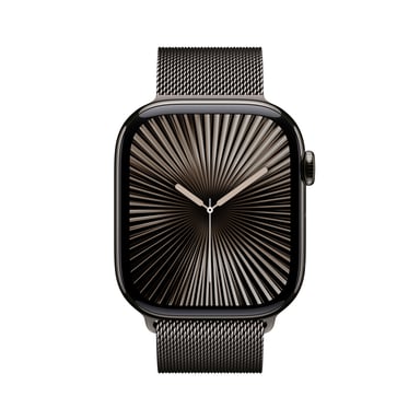 Apple Watch Series 10 (2024) GPS + Cellular, Cassa in Titanio Ardesia da 46mm con Cinturino in Titanio S/M