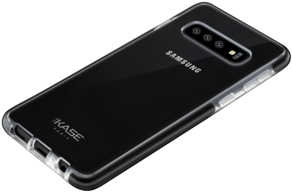 Funda de malla deportiva para Samsung Galaxy S10+, negro azabache