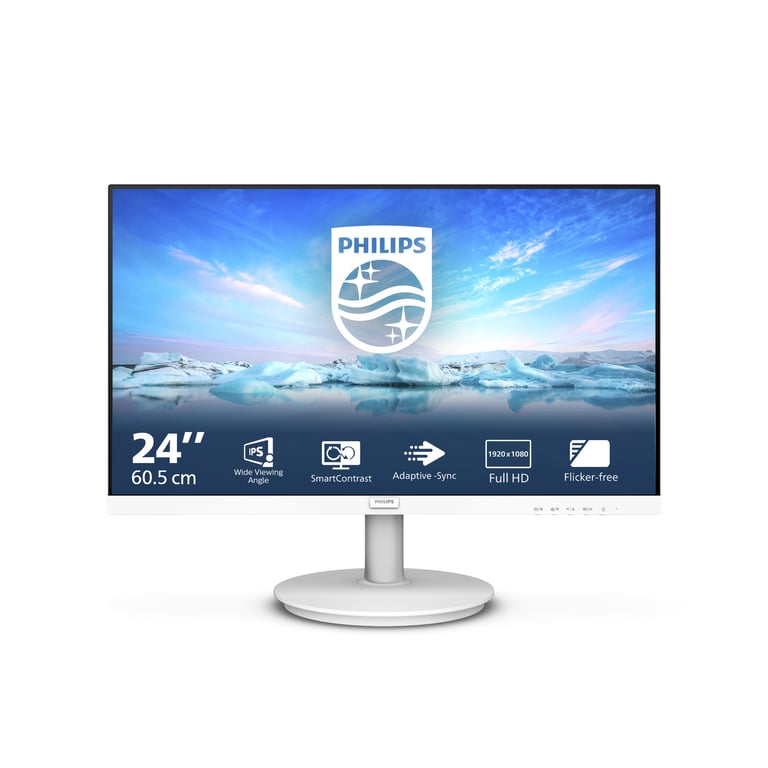 Philips 241V8AW Moniteur Full HD 24 Pouces Haut Parleur intégré sans Scintillement 1920x1080 75 Hz VGA HDMI - vue 8