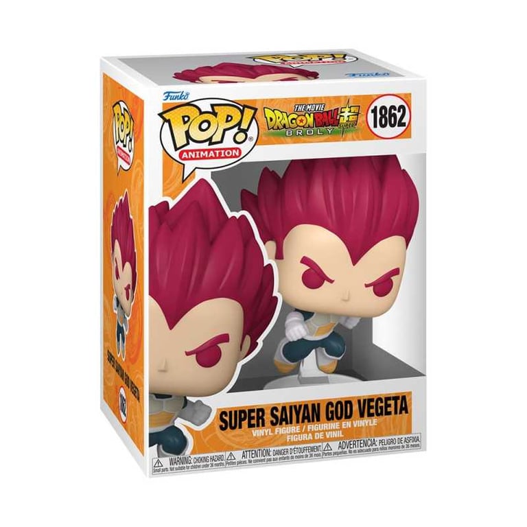 Figurine Pop! Dragon Ball Super Saiyan God Vegeta N° 1862 Funko - vue 2