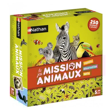 Jeu d'Observation : Mission Animaux - Apprenez en Amusant