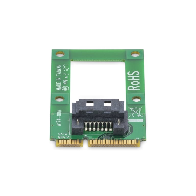 Adaptateur mSATA vers DD/SSD SATA 2,5/3,5 StarTech MSAT2SAT3 – SATA 6 Gb/s - vue 3