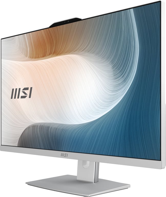 MSI Modern AM272P 1M-847EU PC tout en un/station de travail Intel Core 5 120U 68,6 cm (27 ) 1920 x 1080 pixels PC All-in-One 8 Go DDR5-SDRAM 512 Go SSD Windows 11 Pro Wi-Fi 6E (802.11ax) Blanc - Neuf Blanc - vue 2