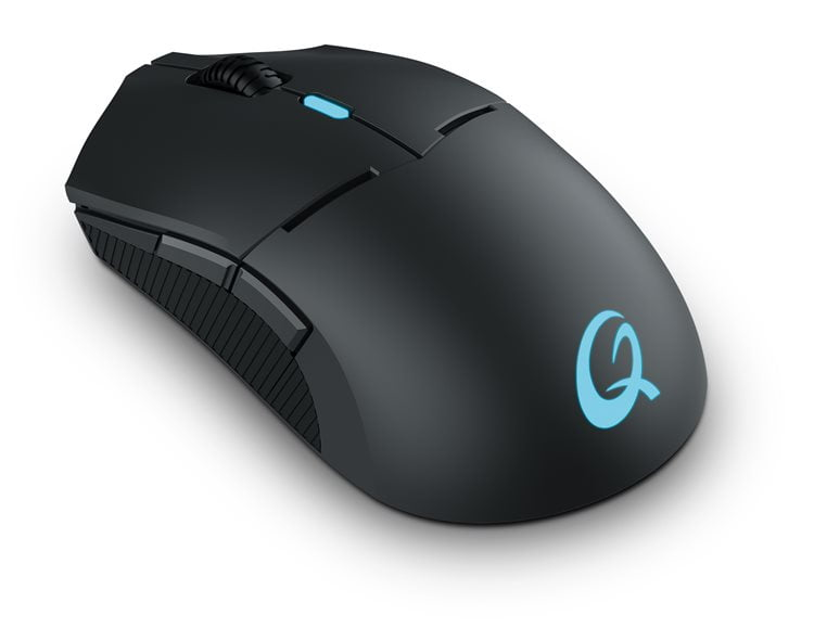 Souris QPAD DX900 – Gaming Ambidextre, RF Wireless + USB Type C, 16000 DPI