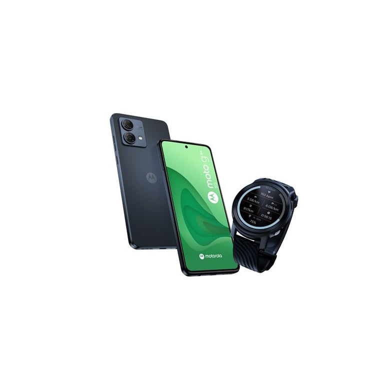Pack Smartphone Motorola G84 5G 256 Go Gris avec Double Nano SIM et Montre Moto  Watch 100 FD Noir - Motorola