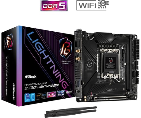Asrock Z790I Lightning WiFi Intel Z790 LGA 1700 mini ITX