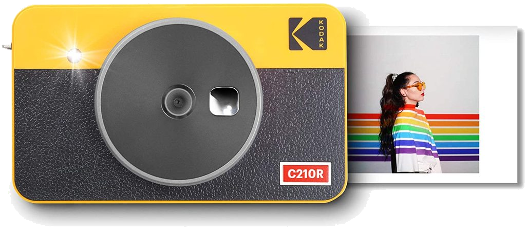 KODAK Mini Shot Combo 2 Retro C210R - Appareil Photo Instantané (Photo format Carte de Crédit 5,3 x 