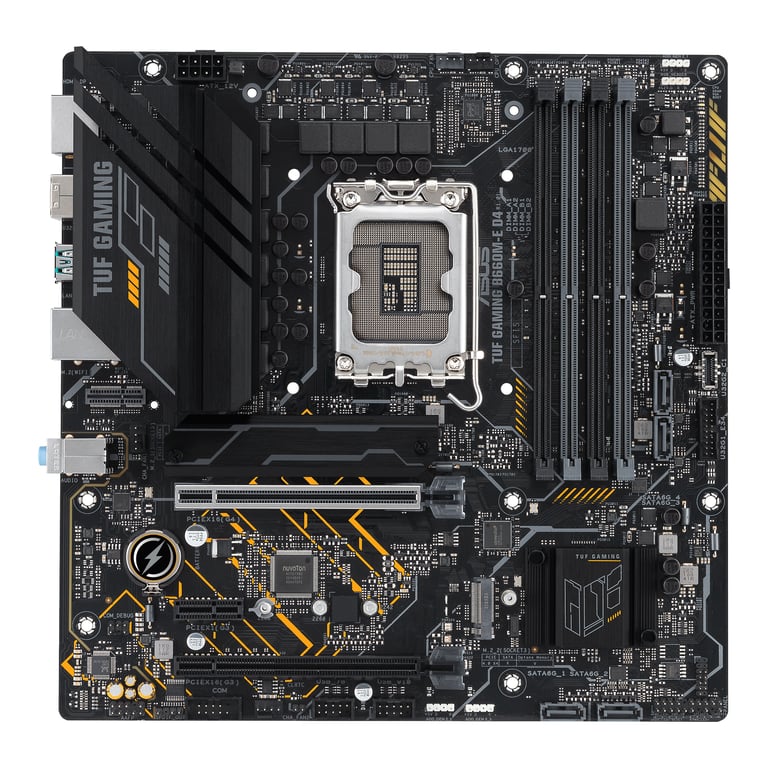 Carte Mère ASUS TUF GAMING B660M E D4 90MB19J0 M0EAY0 - vue 1