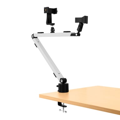 Streamplify Mount Arm Support passif Appareil photo, Microphone, Mobile/smartphone, Ring lamp Noir, Blanc