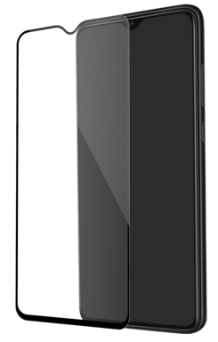 Protector de pantalla de cristal templado (100% cobertura de superficie) para Xiaomi Redmi 8 Pro, Negro